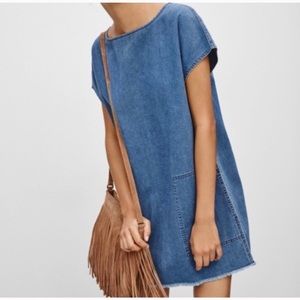 Aritzia Blue Denim Mini Dress